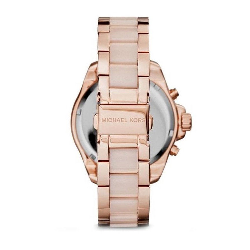 Michael Kors Wren Crystals Rose Gold Dial Rose Gold Steel Strap Watch for Women - MK6096 Buy Now By Michael Kors