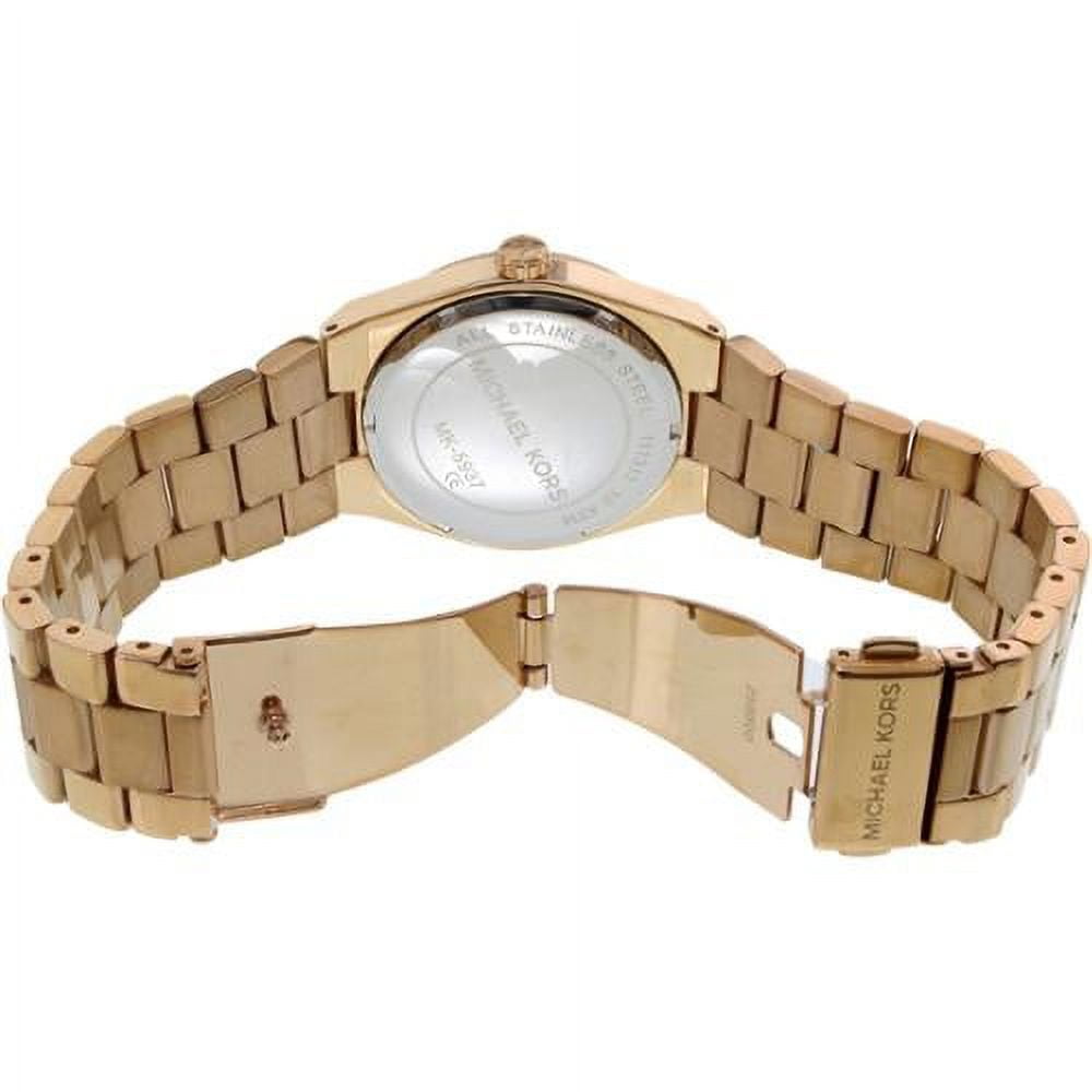 Michael Kors Channing Black Dial Rose Gold Steel Strap Watch For Women - MK5937 Buy Now By Michael Kors
