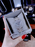 Guess Trend Diamonds Silver Dial Silver Steel Strap Watch for Women - GW0512L1 Buy Now By Guess