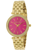 Michael Kors Darci Pink Dial Gold Steel Strap Watch for Women - MK3444 Buy Now By Michael Kors