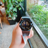 Maserati Potenza Automatic Black Dial Black Leather Strap Watch For Men - R8821108009 Buy Now By Maserati