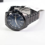 Citizen Eco Drive Blue Dial Black Steel Strap Watch For Men - AW0024-58LB Buy Now By Citizen