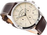 Fossil Forrester Chronograph White Dial Brown Leather Strap Watch for Men - FS5696 Buy Now By Fossil