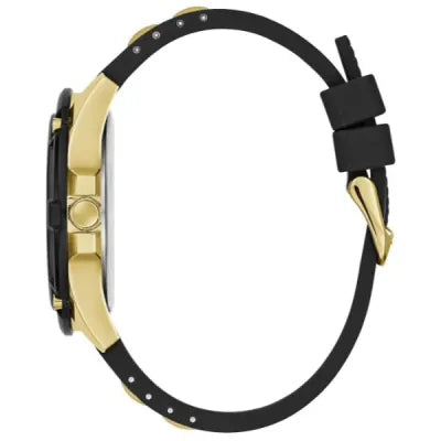 Guess Delta Black Dial Black Rubber Strap Watch for Men - GW0051G2 Buy Now By Guess