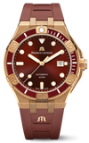 Maurice Lacroix Aikon Venturer Asia Special Edition Red Dial Red Rubber Strap Watch For Men - AI6058-BRZ6B-530-6 Buy Now By Maurice Lacroix