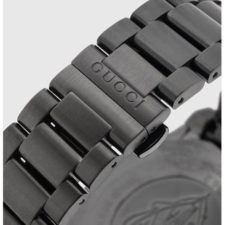 Gucci Dive Quartz Black Dial Black Steel Strap Watch For Men - YA136205 Buy Now By Gucci