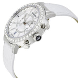 Swarovski Citra Sphere Chronograph White Dial White Leather Strap Watch for Women - 5027127 Buy Now By Swarovski
