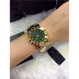 Marc Jacobs Amy Green Dial Gold Steel Strap Watch for Women - MBM8609 Buy Now By Marc Jacobs