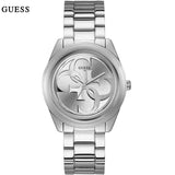 Guess G-Twist Silver Dial Silver Steel Strap Watch for Women - W1082L1 Buy Now By Guess