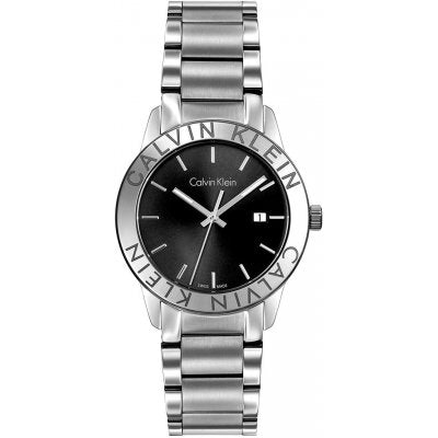 Calvin Klein City Black Dial Silver Steel Strap Watch for Men - K7Q21141 Buy Now By Calvin Klein