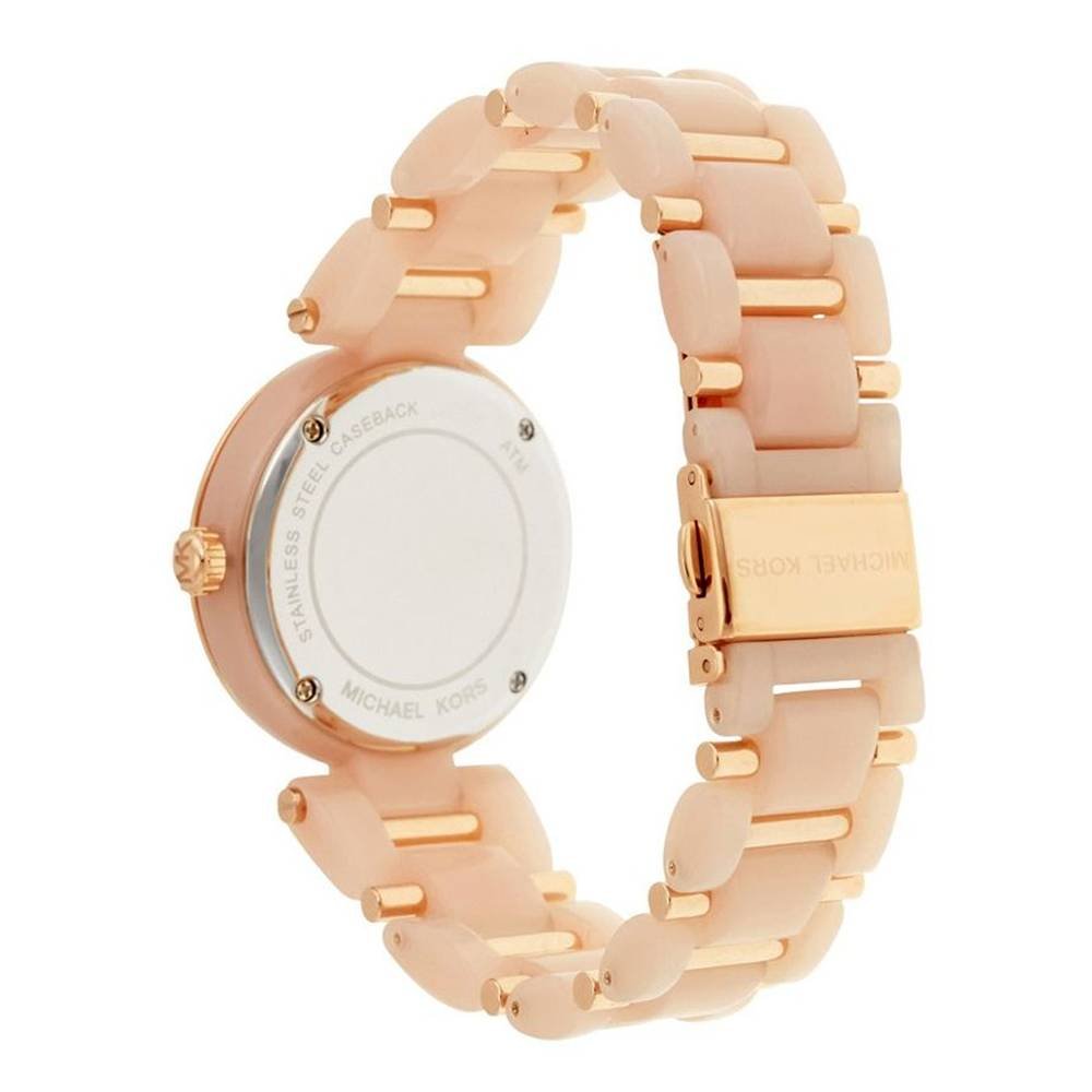 Michael Kors Delray Rose Gold Dial Rose Gold Steel Strap Watch for Women - MK4322 Buy Now By Michael Kors