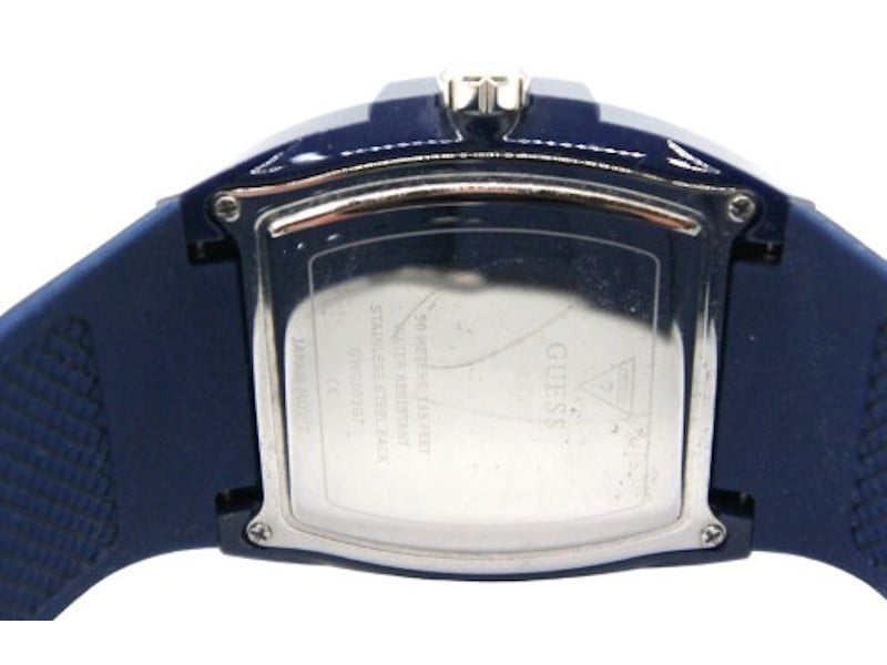 Guess Phoenix Multifunction Blue Dial Blue Rubber Strap Watch for Men - GW0203G7 Buy Now By Guess