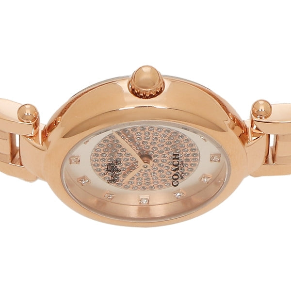 Coach Park Silver Dial Rose Gold Steel Strap Watch for Women - 14503736 Buy Now By Coach