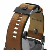 Diesel Mr Daddy 2.0 Chronograph Black Dial Brown Leather Strap Watch For Men - DZ7332 Buy Now By Diesel