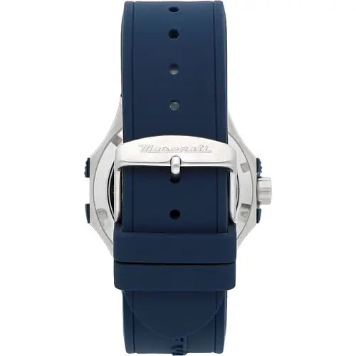 Maserati Potenza Automatic Skeleton Dial Blue Rubber Strap Watch For Men - R8821108035 Buy Now By Maserati