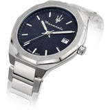 Maserati Stile Blue Dial Silver Steel Strap Watch For Men - R8853142006 Buy Now By Maserati