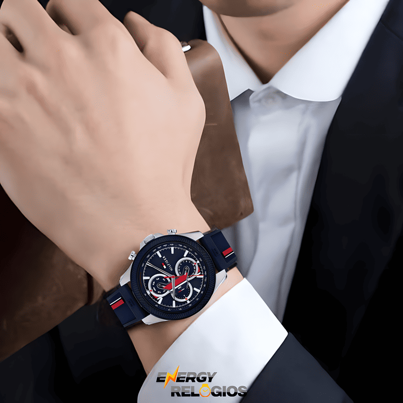 Tommy Hilfiger Clark Chronograph Blue Dial Black Leather Strap Watch For Men - 1792083 Buy Now By Tommy Hilfiger