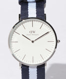 Daniel Wellington Classic Glasgow White Dial Two Tone NATO Strap Watch For Men - DW00100018 Buy Now By Daniel Wellington