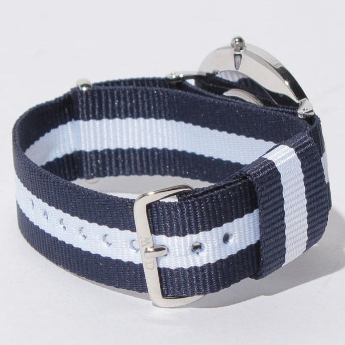 Daniel Wellington Classic Glasgow White Dial Two Tone NATO Strap Watch For Men - DW00100018 Buy Now By Daniel Wellington