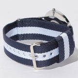 Daniel Wellington Classic Glasgow White Dial Two Tone NATO Strap Watch For Men - DW00100018 Buy Now By Daniel Wellington