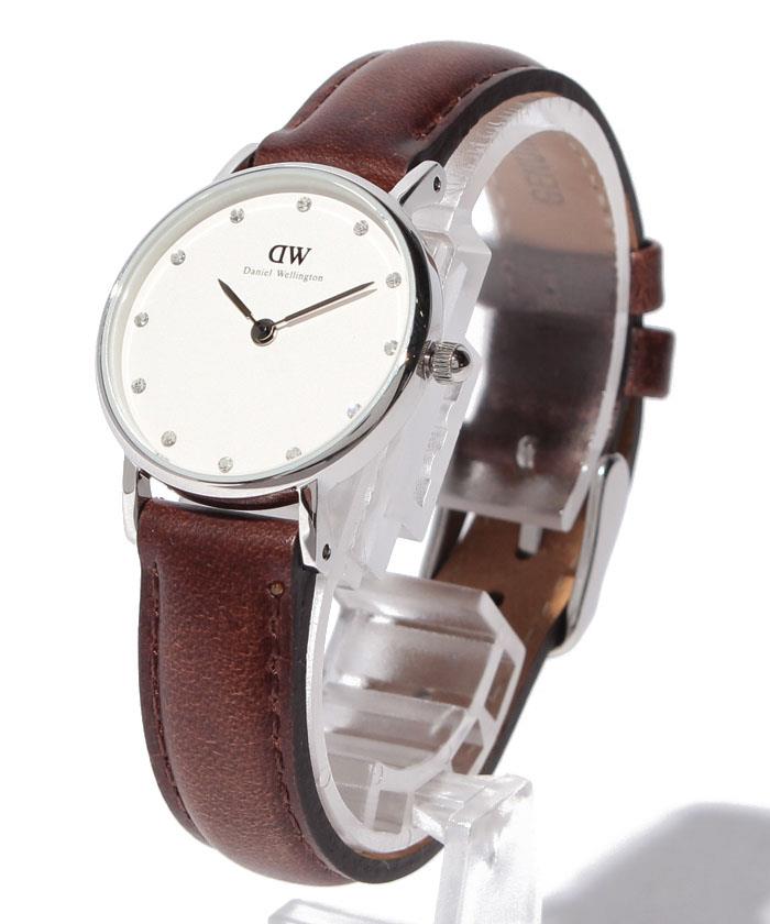 Daniel Wellington Classy Bristol White Dial Brown Leather Strap Watch For Women - DW00100070 Buy Now By Daniel Wellington