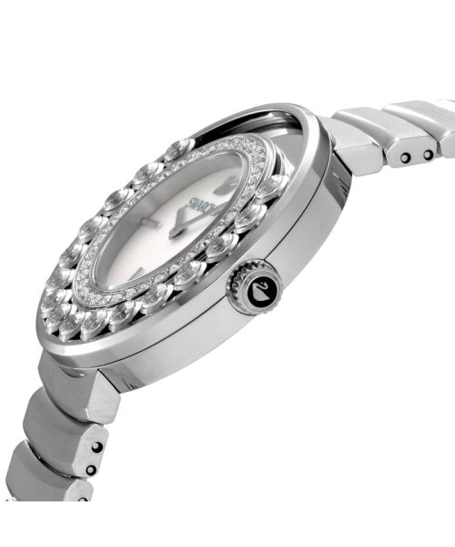Swarovski Lovely Crystal Mother of Pearl Dial Silver Steel Strap Watch for Women - 1160307 Buy Now By Swarovski
