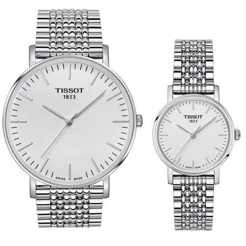 Tissot Everytime Small White Dial Silver Mesh Bracelet Watch For Women - T109.210.11.031.00 Buy Now By Tissot