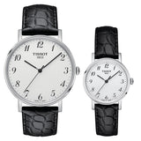 Tissot Everytime Desire Medium White Dial Black Leather Strap Watch For Men - T109.410.16.032.00 Buy Now By Tissot