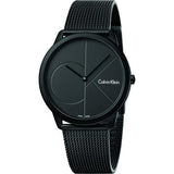 Calvin Klein Minimal Black Dial Black Mesh Bracelet Watch for Women - K3M524B1 Buy Now By Calvin Klein