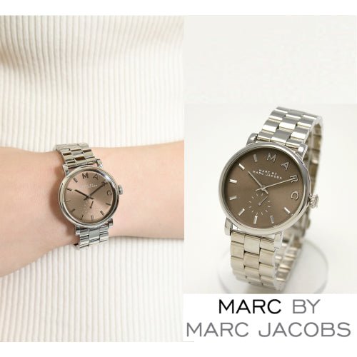 Marc Jacobs Baker Brown Dial Silver Steel Strap Watch For Women - MBM3329 Buy Now By Marc Jacobs