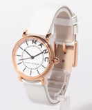 Marc Jacobs Roxy White Dial White Leather Strap Watch for Women - MJ1562 Buy Now By Marc Jacobs