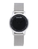 Calvin Klein City Chronograph Black Dial Silver Mesh Bracelet Watch for Men - K2G2G121 Buy Now By Calvin Klein