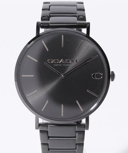 Coach Charles Black Dial Black Steel Strap Watch for Men - 14602431 Buy Now By Coach