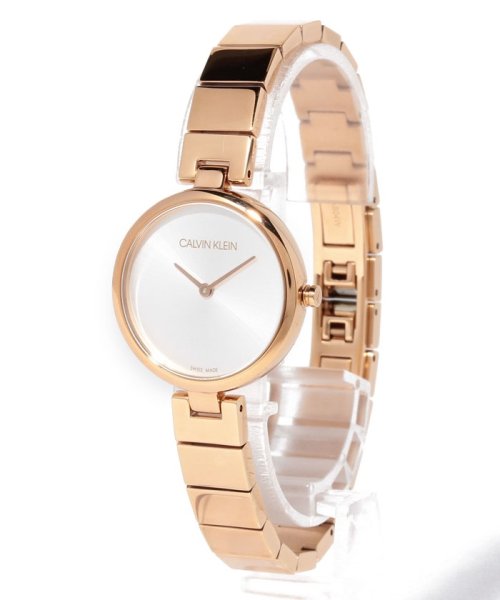 Calvin Klein Authentic White Dial Rose Gold Steel Strap Watch for Women - K8G23646 Buy Now By Calvin Klein