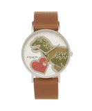 Coach Perry White Dial Brown Leather Strap Watch for Women - 14503514 Buy Now By Coach