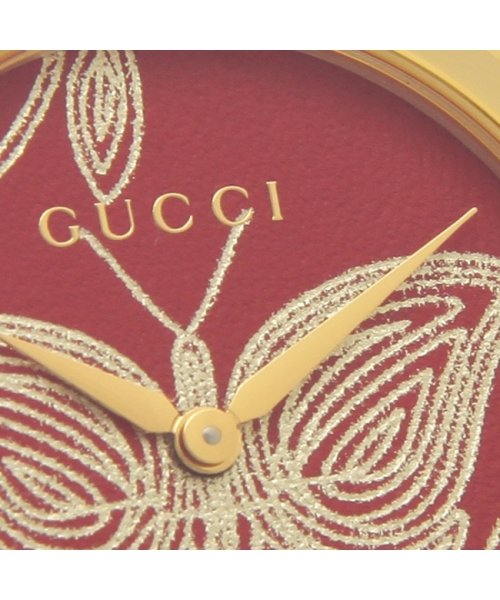 Gucci G Timeless Quartz Red Dial Red Leather Strap Watch For Women - YA1264054 Buy Now By Gucci