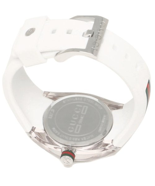 Gucci Sync Quartz White Dial White Rubber Strap Unisex Watch - YA137302 Buy Now By Gucci