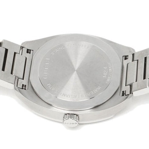 Gucci GG2570 Diamonds Black Dial Silver Steel Strap Watch For Women - YA142404 Buy Now By Gucci
