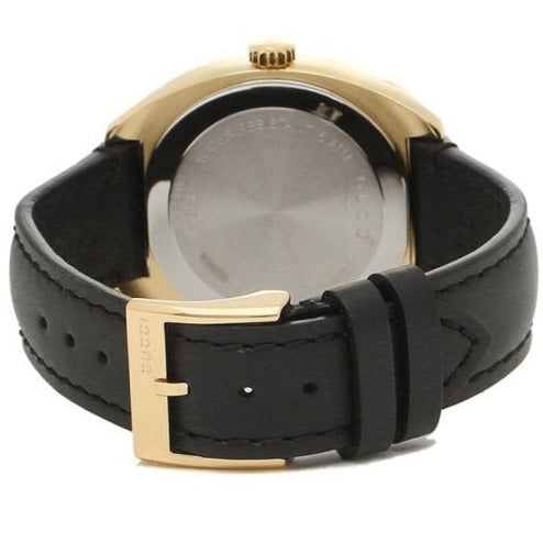 Gucci GG2570 Quartz Black Dial Black Leather Strap Watch For Women - YA142408 Buy Now By Gucci