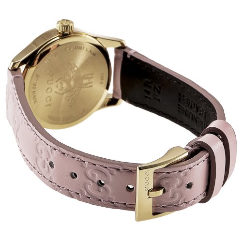 Gucci G Timeless Quartz Pink Dial Pink Leather Strap Watch For Women - YA1265005 Buy Now By Gucci