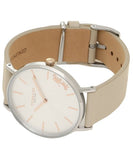 Coach Perry Silver DIal White Leather Strap Watch for Women - 14503116 Buy Now By Coach