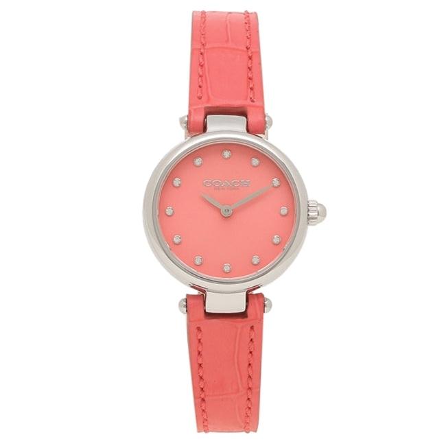 Coach Park Pink Dial Pink Leather Strap Watch for Women - 14503536 Buy Now By Coach