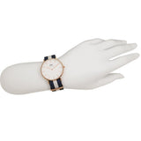 Daniel Wellington Classic Glasgow White Dial Two Tone NATO Strap Watch For Women - DW00100031 Buy Now By Daniel Wellington