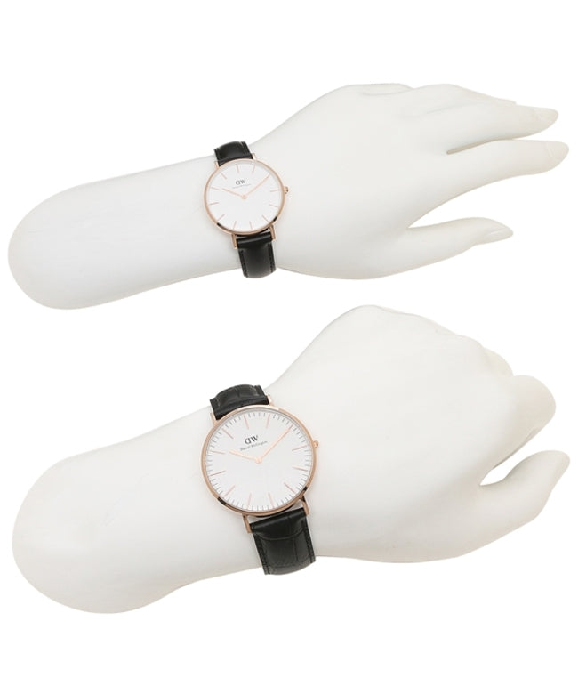 Daniel Wellington Classic Reading White Dial Black Leather Strap Watch For Men - DW00100014 Buy Now By Daniel Wellington