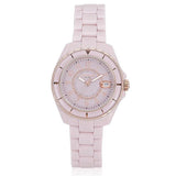 Coach Preston Pink Dial Pink Steel Strap Watch for Women - 14503463 Buy Now By Coach