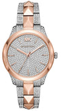 Michael Kors Runway Mercer Crystals Silver Dial Two Tone Steel Strap Watch For Women - MK6716 Buy Now By Michael Kors