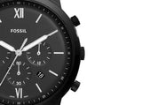 Fossil Neutra Chronograph Black Dial Black Steel Strap Watch for Men - FS5474 Buy Now By Fossil