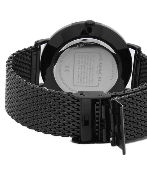 Coach Charles Black Dial Black Mesh Bracelet Watch for Men - 14602148 Buy Now By Coach