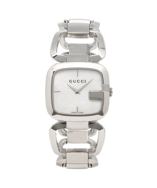 Gucci G-Class Mother of Pearl Dial Silver Steel Strap Watch For Women - YA125404 Buy Now By Gucci