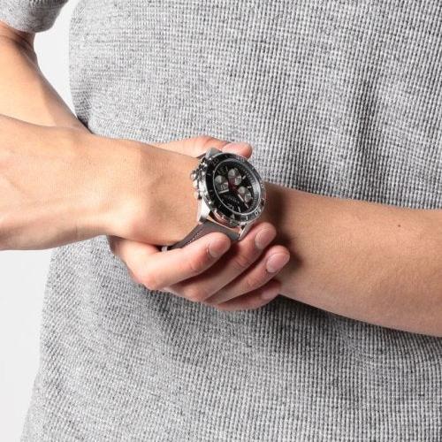 Coach Kent Grey Dial Grey Leather Strap Watch for Men - 14602561 Buy Now By Coach